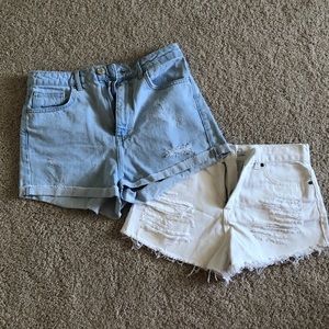 SOLD Two bundle shorts from forever 21